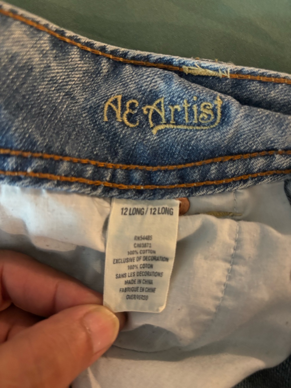 American Eagle Outfitters Light Blue Boyfriend Crop Jeans - Picture 7 of 7